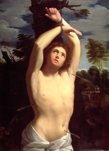 St. Sebastian av Guido after Reni