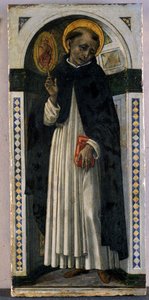 St. Vincent Ferrer, ca. 1500 (tempera på tre) av Guidoccio di Giovanno Cozzarelli