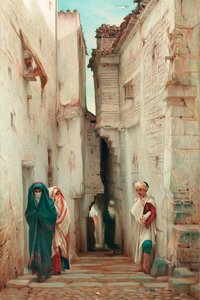 En hemmelig beundrer, 1873 av Guillaume Charles Brun