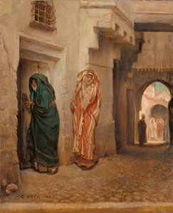 Et hemmelig møte, 1863 av Guillaume Charles Brun