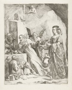 Fristelsen til St. Anthony av Guillaume Duvivier