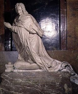 Graven til kardinal Guillaume Dubois (1656-1723) 1705 (marmor)