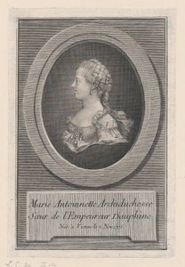 Marie Antoinette, prinsesse, 1770. av Guillaume Phillipe Benoist
