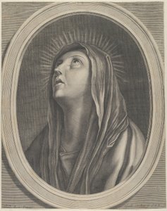 Jomfruen ser opp..., ca. 1650-1704. av Guillaume Vallet