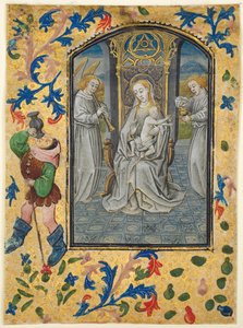 Blad fra en timebok: Presentasjon i tempelet, ca. 1470-1480.