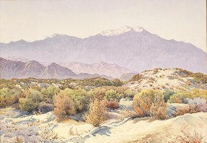 San Jacinto (w/c på papir) av Gunnar Widforss