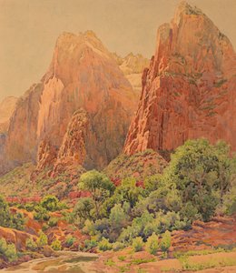 Patriarkene, Zion nasjonalpark, 1924.