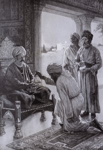 Lignelse om talentene (litho)