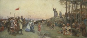 Ansgar Preaching Christianity, 1889