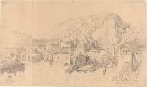Utsikt over Capri av Gustaf Wilhelm Palm