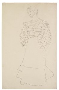 Portrett av Magda Mautner-Markhof Study av Gustav Klimt