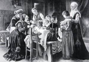 Barndommen til Martin Luther, illustrasjon fra 