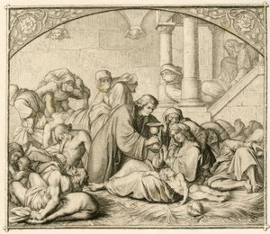 Luther med skadedyrsyke i Wittenberg av Gustav Ferdinand Leopold Konig