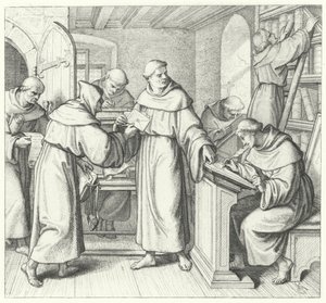 Martin Luther, vikar i Sachsen og Thüringen (gravering) av Gustav Ferdinand Leopold Konig
