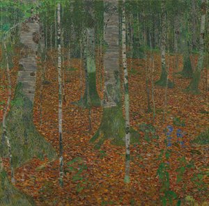 Bjørkeskog, 1903. av Gustav Klimt