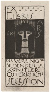 Bokplate fra Ver Sacrum, utgitt 1898-99 av Gerlach, Schenk og Seeman av Gustav Klimt