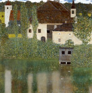 Slott ved Attersjøen, Slott Unterrach ved Attersee 1908 av Gustav Klimt