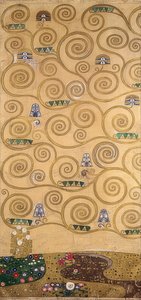 Design for stoclet-frisen. Detalj. 1905/09 av Gustav Klimt