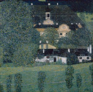 Kammer slott ved Attersee II av Gustav Klimt