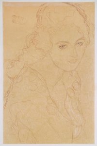 Portrett av Ria Munk III av Gustav Klimt