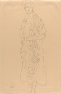 Portrett av en kvinne av Gustav Klimt