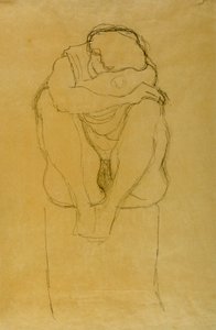 Sittende kvinne av Gustav Klimt