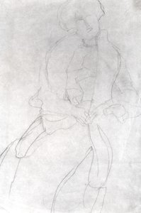 Sittende kvinne med Boa (Adele Bloch-Bauer) av Gustav Klimt