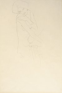 Studie for Adele Bloch-Bauer II, 1911 av Gustav Klimt