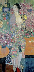 Danseren, ca 1916-1918 av Gustav Klimt
