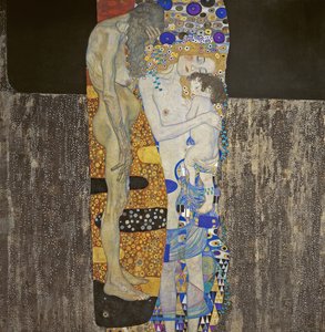 Kvinnens tre aldre av Gustav Klimt
