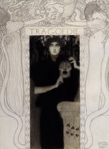 Tragedie, 1897 av Gustav Klimt