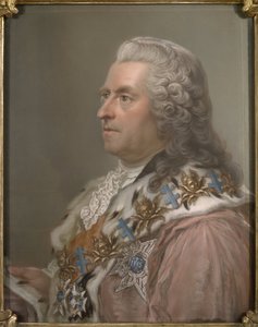 Portrett av grev Carl Gustaf Tessin (1695-1770), av Lundberg, Gustaf (1695-1786). Pastell på papir av Gustav Lundberg