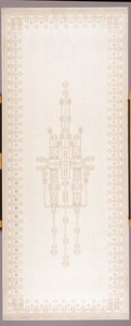 Gardinpanel, ca. 1908 (bomull og lin) av Gustav Stickley