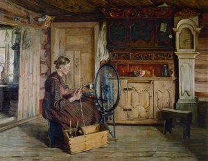 Interior from Sandbu farm in Vaga