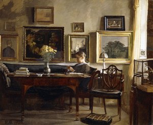 Et avslappende øyeblikk av Gustav Wilhelm Blom