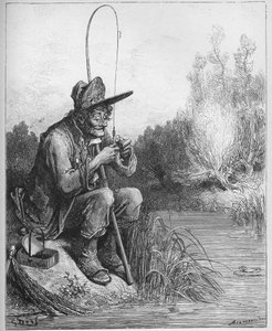 Le petit poisson et le pecheur - The fisherman and the little fish - from 
