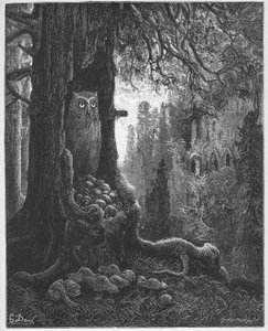 les souris et le chat-huant - The Mice and the Owl - from 