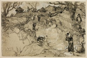 Aquemoun, Algerie av Gustave Achille Guillaumet