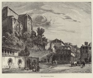 Basilikaen San Domenico, Siena av Gustave Bauernfeind
