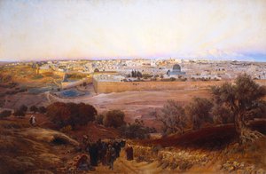 Jerusalem fra Oljeberget, 1902