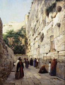 Ber ved Vestmuren, Jerusalem,