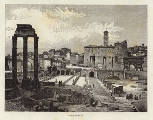 Forum Romanum av Gustave Bauernfeind