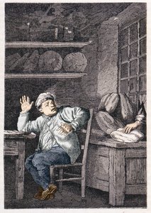 Le vol de Jean Valjean - i ""Les Misérables"" av Victor Hugo, ill. av Brion, red. Hetzel og Lacroix