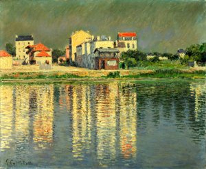 Seinebredden ved Argenteuil, 1889 av Gustave Caillebotte