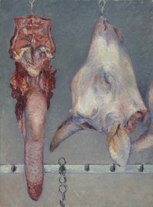 Kalvehode og oksetunge, ca. 1882 av Gustave Caillebotte