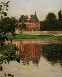 Slott ved bredden av Seinen, Argenteuil av Gustave Caillebotte