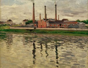 Fabrikker i Argenteuil av Gustave Caillebotte