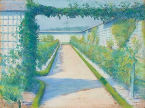 Grønnsakshage, Yerres, 1877 av Gustave Caillebotte