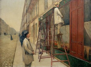 Husmalere av Gustave Caillebotte