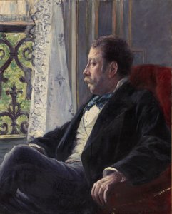 Portrett av en mann av Gustave Caillebotte